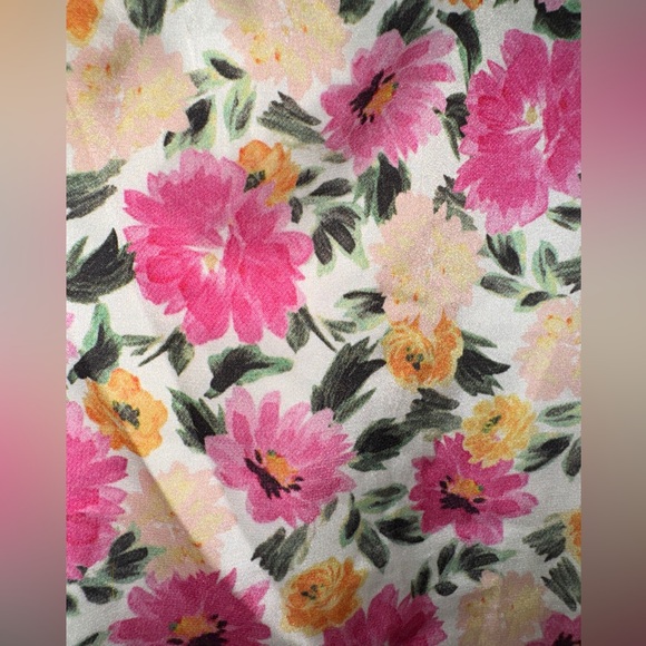 🌸 NWT! Micas Satin Floral Mini Dress - Picture 3 of 8